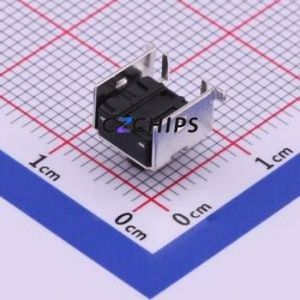 TS-1045-A5B3-D2 Tactile Switch SMD Switch Single Pole Single Throw Round Button 2.5N Horizontal Mount - Product Image 2