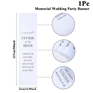 Runner da Tavolo Commemorativo per Matrimonio con Logo, Decorazione per Festa Nuziale, Vendita all'Ingrosso - Product Image 4