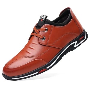 Chaussures en cuir PU <span class=keywords><strong>pas</strong></span> chères <span class=keywords><strong>de</strong></span> Chine pour hommes, bottes décontractées, prix abordables, chaussures en cuir véritable pour hommes - Product Image 4