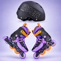 Patins de slalom de haute qualité au design innovant, supportant la personnalisation OEM et ODM, avec cadre en aluminium intégré de 4 mm