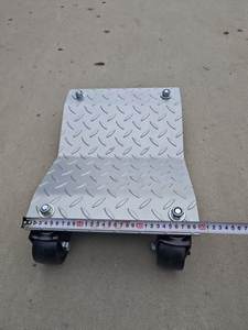 Plataforma Rodante para Autos con Certificación CE, Capacidad de Carga de 1 Tonelada, Plataforma Rodante para Ruedas de Vehículos con Placa de Acero de Patrón de 5 mm - Product Image 2