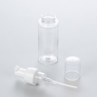 Dispenser pompa busa EU-Beauty ramah lingkungan Dispenser logam pegas cuci tangan 28mm botol air dosis kosmetik pompa sabun Pp plastik penuh