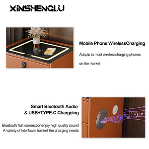 Panel Táctil Inteligente Integrado OEM ODM con Cargador Inalámbrico de 15W, Bluetooth 5.0, Puertos USB-C/A y Atenuación <span class=keywords><strong>CCT</strong></span> para Mesita de Noche o Mesa de Centro - Product Image 3
