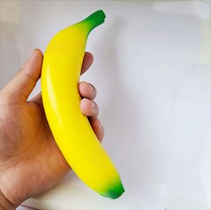 Balle anti-stress en mousse PU personnalisée avec logo, forme banane, jouets anti-stress pour la promotion d'entreprise - Product Image 6