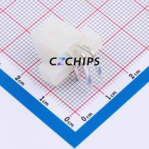 DLL-5569F-4AW Wire-to-Board Pin Header Bent Lead Through Hole,P=4.2mm Connector 2x2P 4.2mm Right Angle Insert 4P - Product Image 2