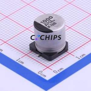 Condensador Electrolítico de Aluminio SMD EEEHA1A102P, D10xL10.2mm 1000uF 20% 10V 400mA-120Hz - Product Image 1