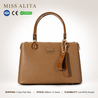 Sacs à main pour femmes en cuir Saffiano PU, sacs fourre-tout personnalisés avec logo, sacs à bandoulière de luxe de créateur, sacs bandoulière, vente en gros OEM ODM MissAlita