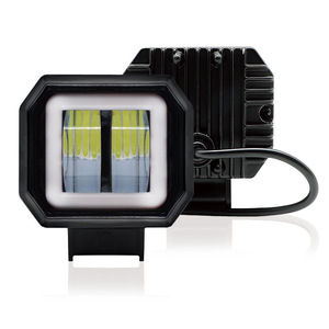 Chất lượng cao vuông 3 inch mắt thiên thần xe máy LED Xe Sương Mù ánh sáng 12V ô tô LED Đèn sương mù 20W xe tải thuyền làm việc ánh sáng - Product Image 6