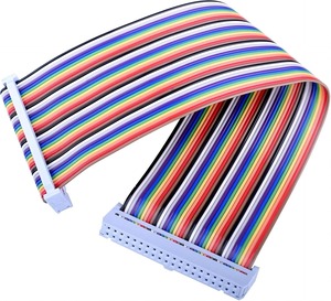 สายริบบิ้น GPIO แบบ 40 พิน ตัวผู้-ตัวเมีย และบอร์ดรูปตัว T, ใช้ได้กับ Pi - เหมาะสำหรับการเชื่อมต่อสายจัมเปอร์ - Product Image 5