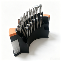 Kit d'outils de réparation de lunettes pour opticiens, comprenant 9 pinces à lunettes, 6 tournevis et 1 support d'organisation d'outils