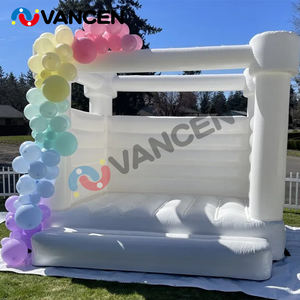 13ft พองปราสาทเด้งจัมเปอร์สีขาวสีชมพู<span class=keywords><strong>มิ</strong></span>้นต์สีม่วงสีฟ้าพอง Bouncer งานแต่งงานสีขาว Bounce House - Product Image 5