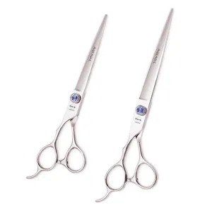 Hair Scissors Left Handed 7'' 7.5" Japanese 440C Hair Cutting Shears Hairdressing Scissors Professional Barber Shop Shears A8003