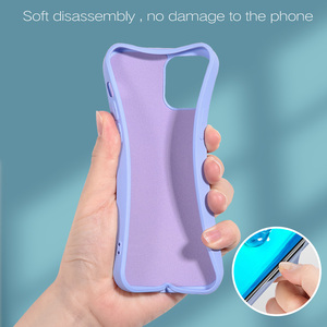 Para iPhone 15 14 13 12 11Pro Max cubierta completa de silicona líquida funda de teléfono microfibra suave piel sensación funda de teléfono - Product Image 5
