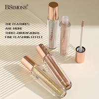 Highlighter liquide scintillant 6 tons diamant, soyeux et illuminateur, multi-usages, 6 nuances, OEM ODM, marque privée, logo personnalisé, vente en gros