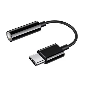 Best Verkopende Type C Naar 3.5Mm Aux Jack Audiokabel Voor Huawei Xiaomi Usb C Connectoren Type C Naar 3.5Mm Koptelefoon Jack Adapter