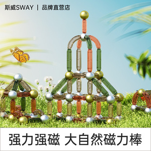 ตัวต่อแม่เหล็ก Sway ขนาดใหญ่ แข็งแรงพิเศษ ของเล่นเสริมพัฒนาการสำหรับเด็กอายุ 4-6 ปี ทำจากพลาสติกอเนกประสงค์ - Product Image 3