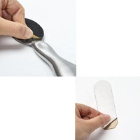 Râpe de pédicure lime à callosités coussinets de pédicure manche en acier inoxydable silencieux outils d'entretien limes de pied remplaçables pédicure