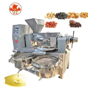 Black Cumin Seed Screw Oil Press Extractor Machine Industrial Basil Olive Oil Making Machine for Sale