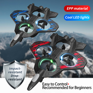 Avión de <span class=keywords><strong>Juguete</strong></span> AiJH de Espuma EPP, Modelo de Avión de Combate RC, Planeador de Ala Fija, Anti-Caídas, Irrompible, Control Remoto 2.4G - Product Image 2