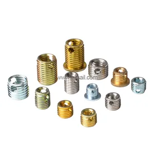 Self-tapping Threaded Inserts for Plastic and Wood