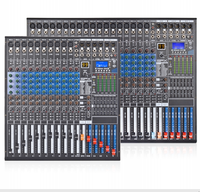 Console de mixage audio professionnelle 8/12/20 canaux avec effets DSP, lecteur MP3 Bluetooth et alimentation fantôme 48V