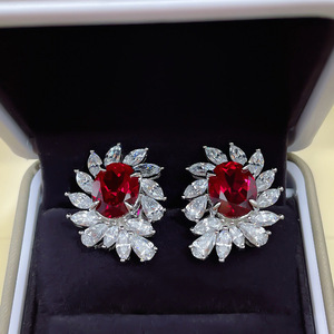 Orecchini a Perno Vintage a Forma di Goccia con Girasole per Donne, Accessori per Orecchie a Forma di Occhio Ovale per Uso Quotidiano - Product Image 5