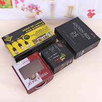Emballage en carton de luxe de style nouveau, boîte rigide pour ordinateur/portable avec feuille d'or et design recyclable