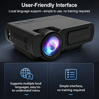 Projecteur vidéo portable Android Google TV LCD HD 1080p à prix d'usine, équipement d'amusement pas cher
