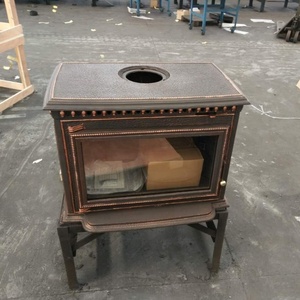 Poêle à bois moderne <span class=keywords><strong>en</strong></span> <span class=keywords><strong>fonte</strong></span>, écologique et durable pour la cuisine - Product Image 3