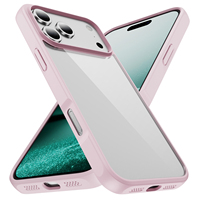 Coque de protection transparente en acrylique pour iPhone 17 Pro Max, 16E, 17 Air, 15, 14 Plus, 12, 11, 13 – Haute Transparence
