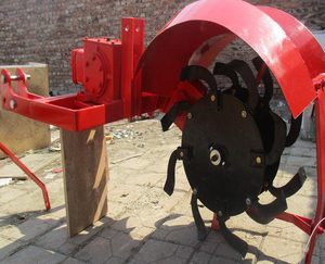 Zanjadora <span class=keywords><strong>de</strong></span> huerto montada en la parte trasera, <span class=keywords><strong>Tractor</strong></span> con ranura rectangular, se puede usar <span class=keywords><strong>para</strong></span> enterrar el suelo fuera del invernadero <span class=keywords><strong>de</strong></span> plástico - Product Image 3