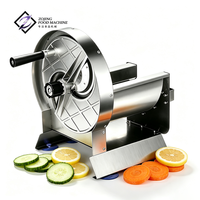 Elektrische fruitsnijmachine van roestvrij staal met multifunctionele snijbladen voor commerciële fruitverwerking in de keuken