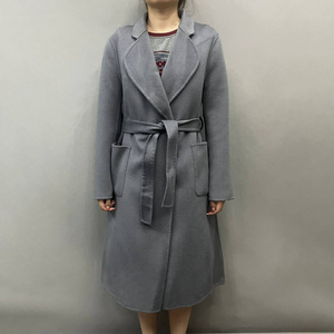Veste longue d'hiver <span class=keywords><strong>en</strong></span> laine pour <span class=keywords><strong>femme</strong></span>, <span class=keywords><strong>manteau</strong></span> <span class=keywords><strong>en</strong></span> laine de <span class=keywords><strong>cachemire</strong></span> véritable, nouvelle collection - Product Image 3