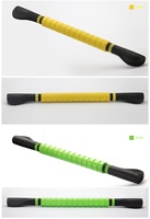 CHOOYOU Bâton de massage musculaire, rouleau de relaxation musculaire en TPE pour yoga, fitness, soulagement du stress, taille et nuque