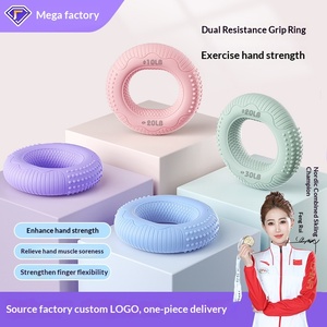 Anello Massaggiante in Silicone Lotus Grain a Doppia Resistenza per Esercizi Professionali delle Dita, Rafforzamento della Mano e Riabilitazione del Braccio - Product Image 4