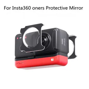 Untuk Insta360 oners pelindung lensa kamera, Aksesoris pelindung layar kaca Tempered anti debu