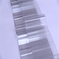 Feuille de toiture en plastique ondulé transparente en polycarbonate UV personnalisée