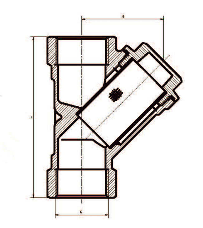 multiple specification brass Y-strainer for water system