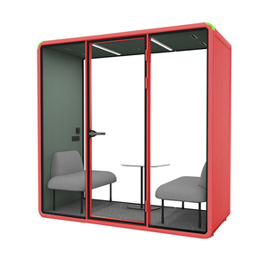Cabine acoustique de bureau pour campus universitaire, idéale pour la collaboration de groupes d'étudiants - Product Image 6