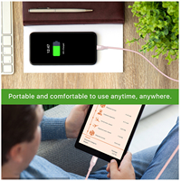 Cable de Datos con Logotipo Personalizado, Carga Rápida, Tipo-C a Tipo-C, 1m, Ecológico, Carcasa de Silicona y Aluminio, para iPhone y Cámara