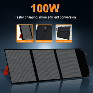 <b>Solar</b> Foldable 100w Folding For Power Station <b>Mini</b> Slim Portable 22% Efficient - Product Image 1