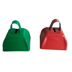 Promosyon özel Logo baskılı spor oyun gürültü yapımcısı için Cowbell Metal rüzgar zil cilalı ve boyalı iş hediye - Product Image 4