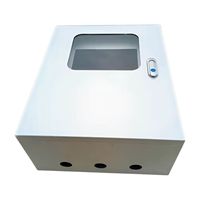 Porte robuste et sécurisée Boîte de distribution intérieure verrouillable Acier inoxydable assurant la sécurité Protection Produit de fabrication de tôle