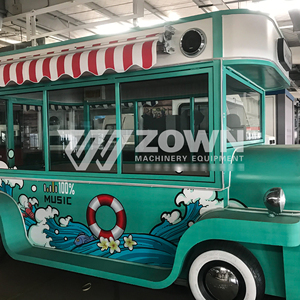 Mobile Multi-functional Food Cart with Customizable Kitchen Catering Food Truck Taco <b>Trailers</b> Mobile Kitchen Pizza Coffee Cart - Product Image 5