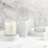 Bougie votif de noël pour mariage, décor personnalisé, unique en verre galvanisé, pot pour la fabrication de bougie