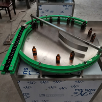 Benutzer definierte automatische runde rotierende Kunststoff glasflasche Entschlüsse ler Glasflasche Sortieren Plattenspieler Zuführ tisch