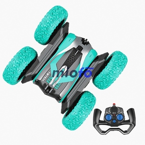 Coche de Acrobacias Giratorio 360 Grados, Camión Volcador con Tracción a las Cuatro Ruedas, Brazo Giratorio, Luces de Doble Cara, Coche de Juguete con Control Remoto, Cable USB - Product Image 6