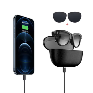 Lunettes Intelligentes 4K SANVNET GS5 MAX 2026 avec Étui de Recharge, Caméra 8MP, Appel Bluetooth, Lunettes de Soleil Sportives, Traduction IA, Étanchéité IP67 - Stock US - Product Image 2