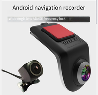 Caméra de tableau de bord USB double objectif pour voiture, Full HD 1080P, vision nocturne, grand angle 170 degrés, ADAS, capteur G, enregistrement en boucle, 1 an