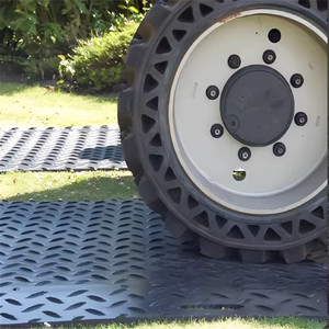 Tapis de protection du sol en HDPE résistant à l'usure, <span class=keywords><strong>panneaux</strong></span> routiers temporaires en plastique - Product Image 6